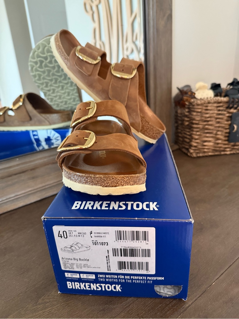 Birkenstock “Arizona Big Buckle”  ~ sz 40 NARROW